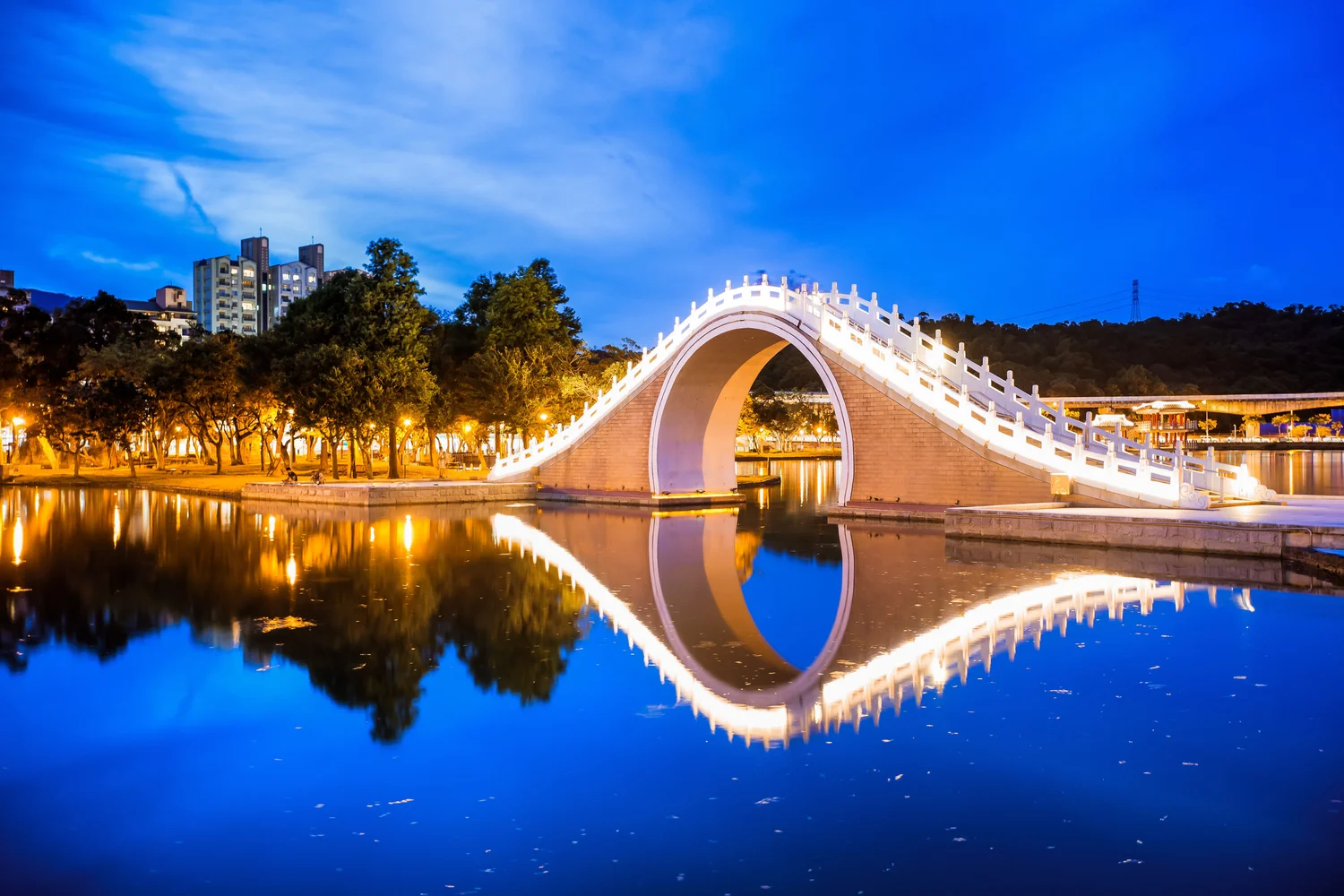 A scenic view of Anji Bridge