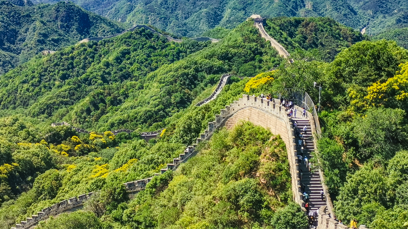 A scenic view of badaling_great_wall