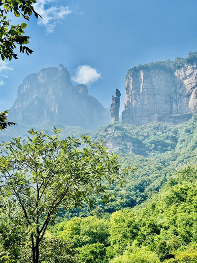 A scenic view of Baligou Scenic Area