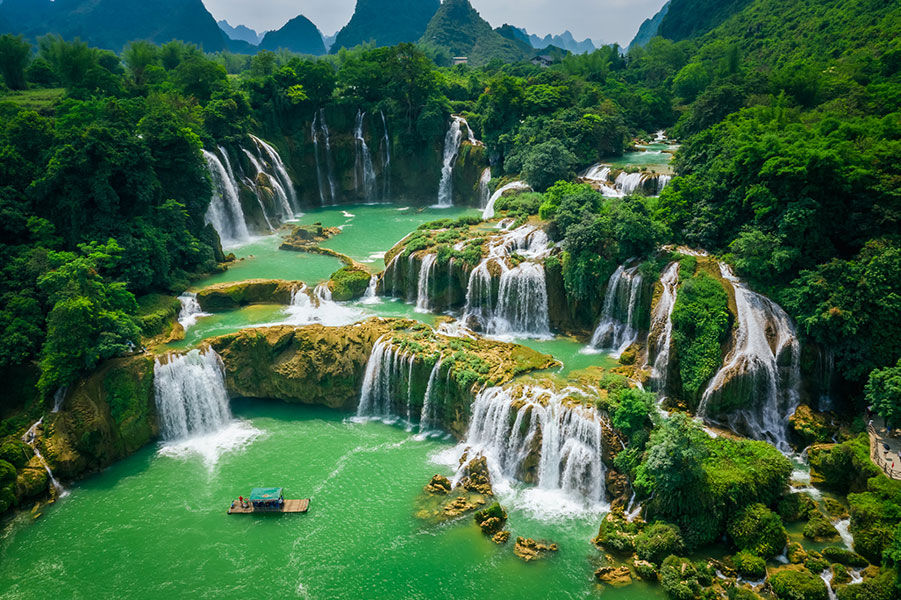A scenic view of bama longevity village