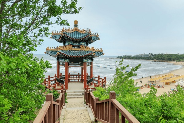 A scenic view of Beidaihe Scenic Area