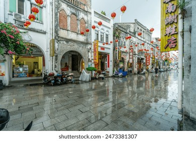 A scenic view of beihai old street
