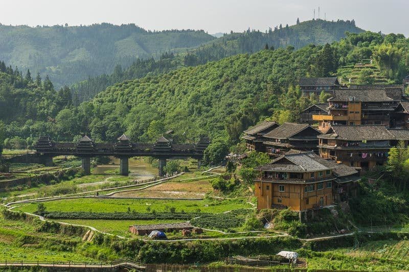 A scenic view of Biyang Panlong Cheng Ruins