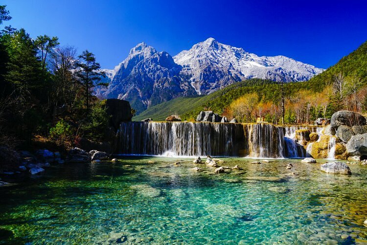 A scenic view of blue moon valley