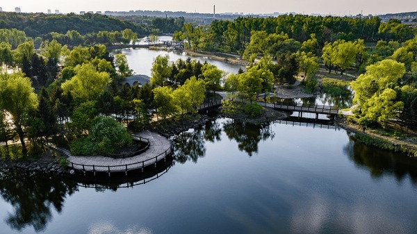 A scenic view of changchun_jingyuetan_park