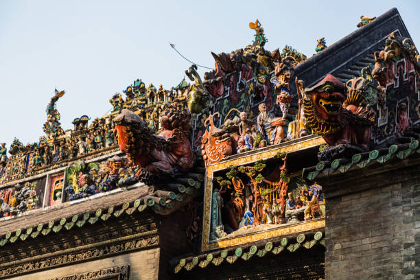 A scenic view of chen clan ancestral hall