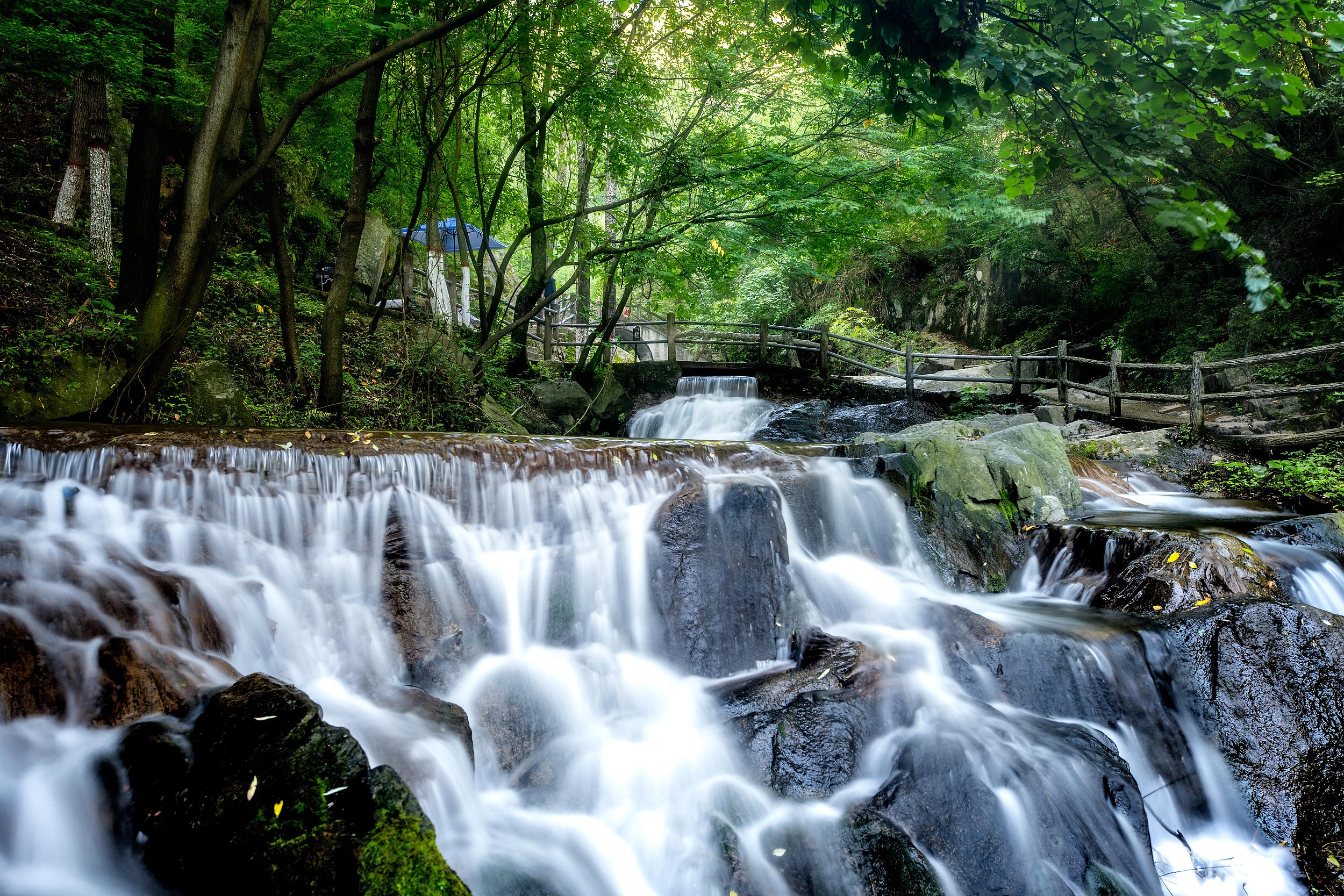 A scenic view of Chongdugou Scenic Area