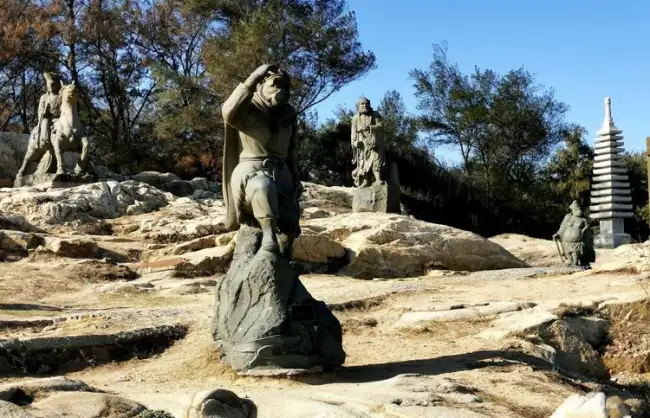 A scenic view of chongwu ancient city