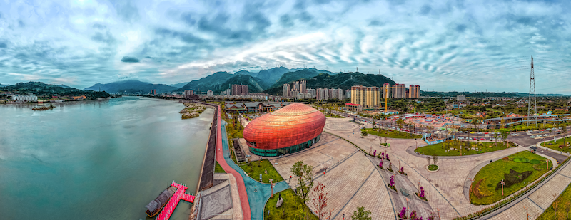 A scenic view of chunqiu yancheng