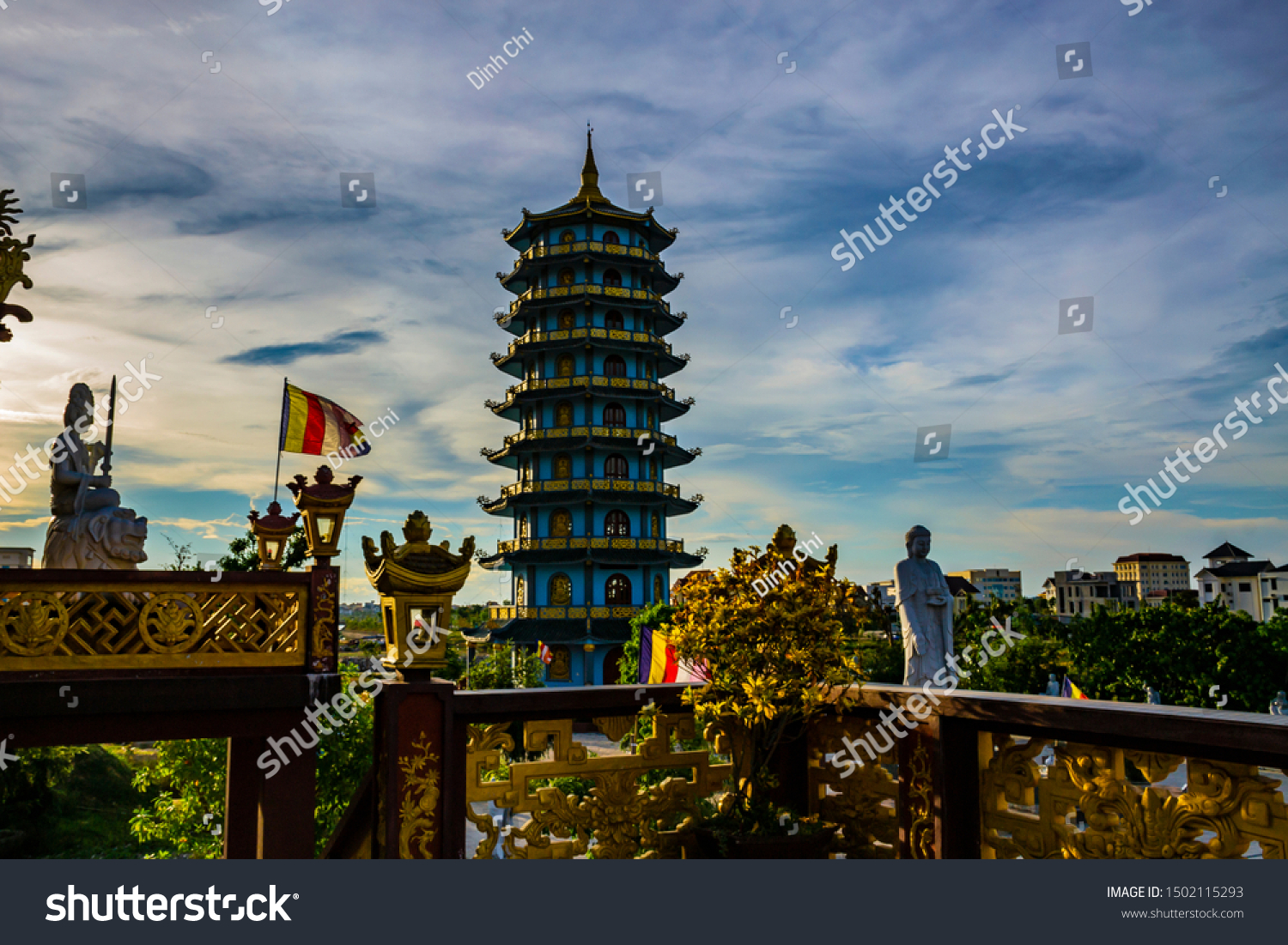 A scenic view of Dai Temple