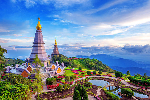 A scenic view of Dai Temple