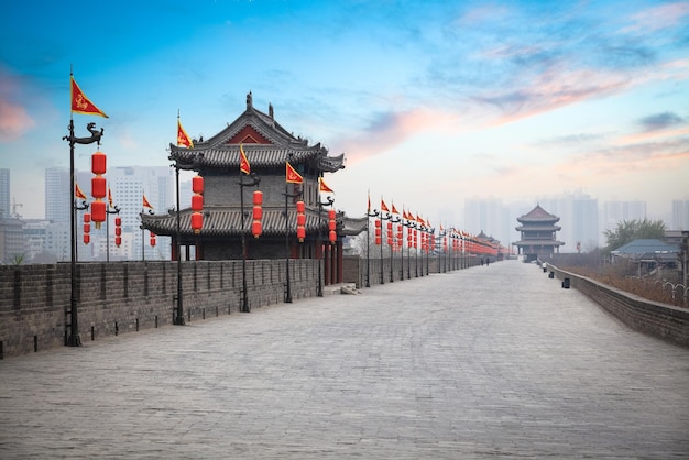 A scenic view of Daoxian Ancient City