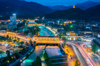 A scenic view of Daoxian Ancient City