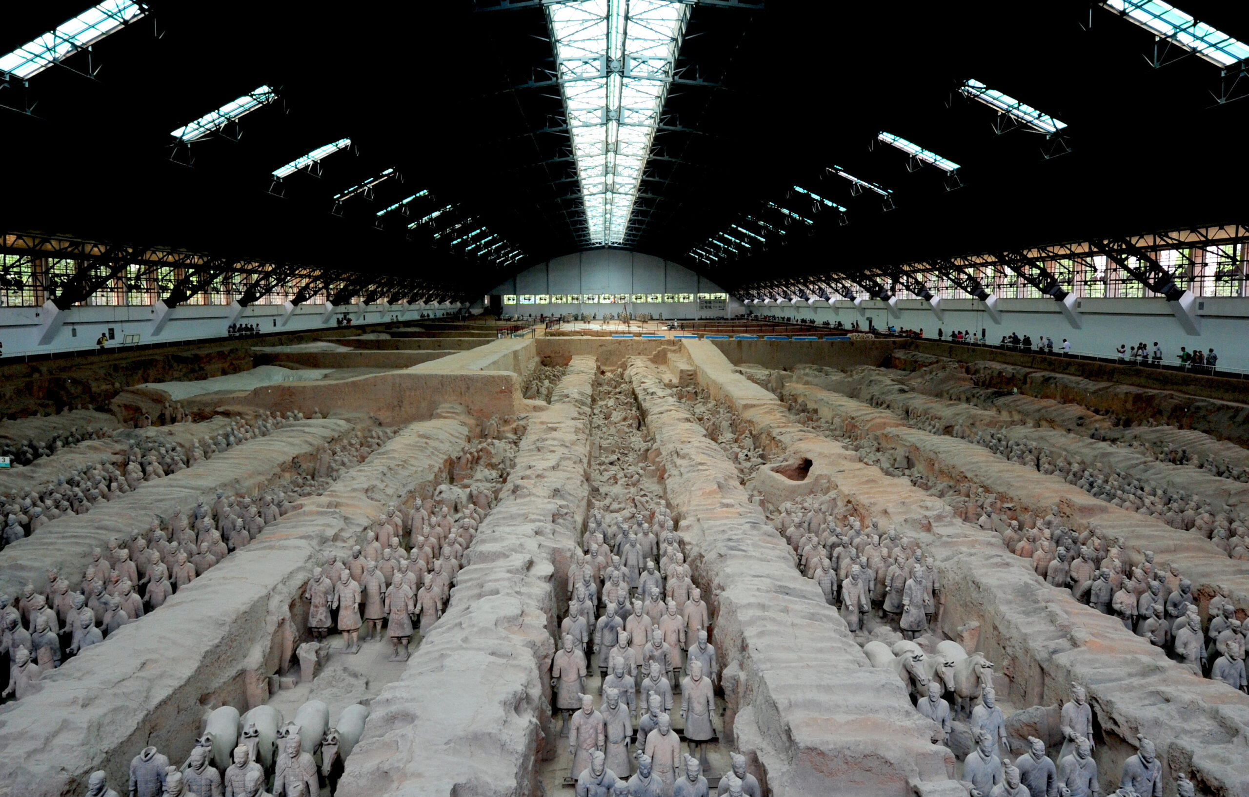 A scenic view of emperor_qinshihuangs_mausoleum_site_museum