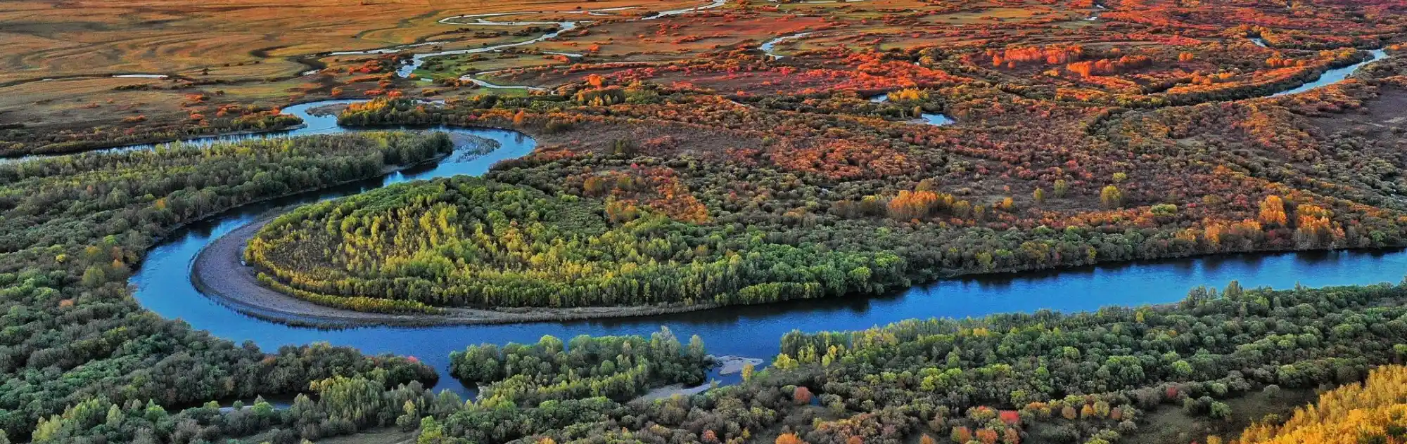 A scenic view of ergun_wetland