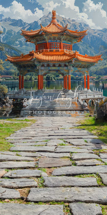 A scenic view of Fengxue Temple And Pagodas