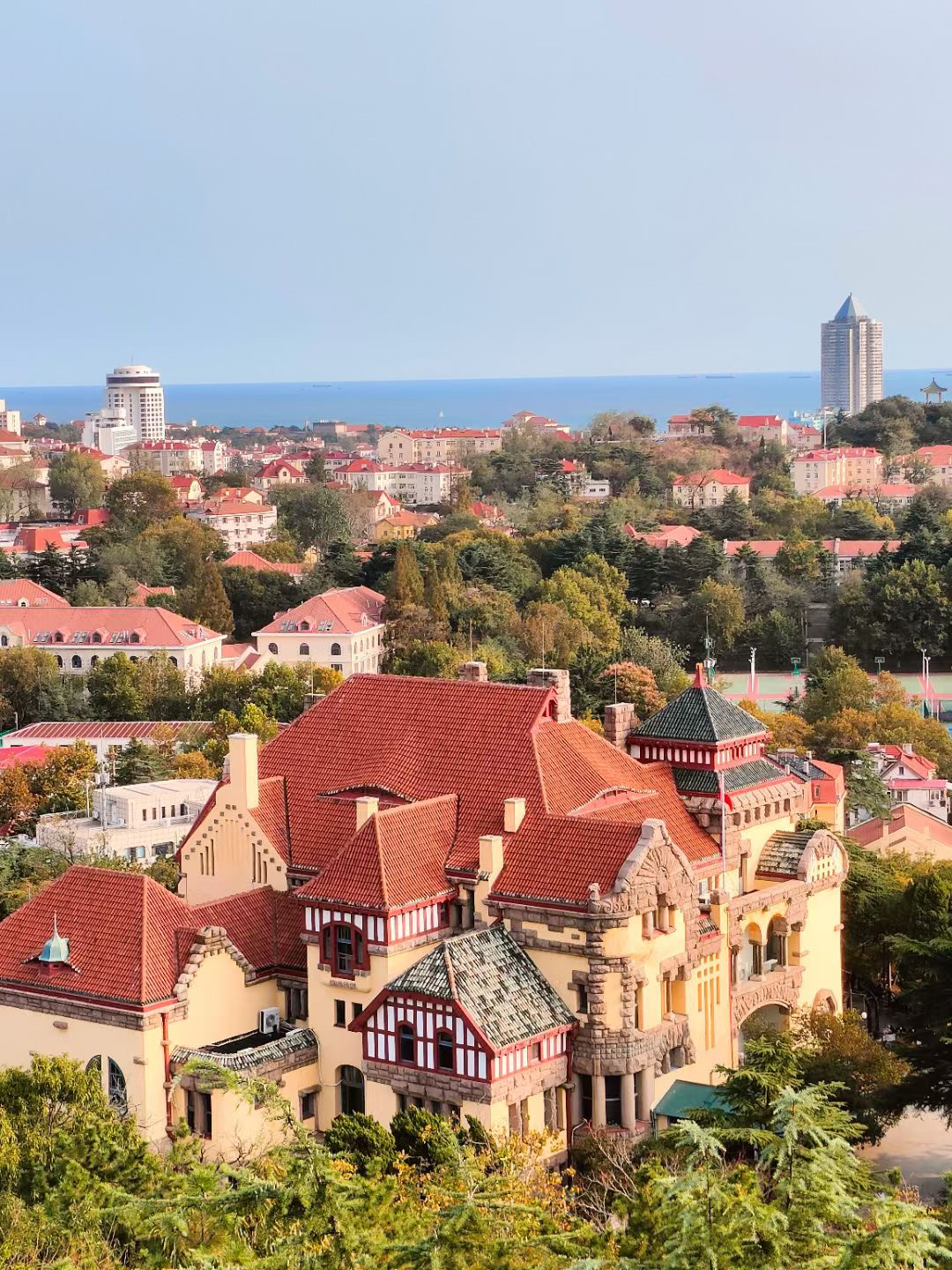 A scenic view of Former German Governor S Residence