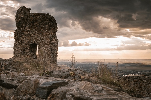 A scenic view of Gantang Palace Ruins