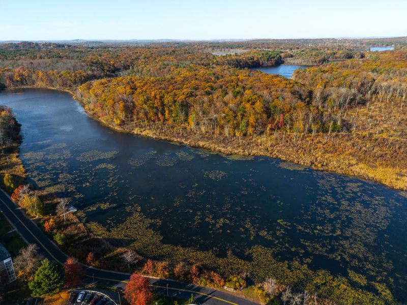 A scenic view of gordon_hall_site