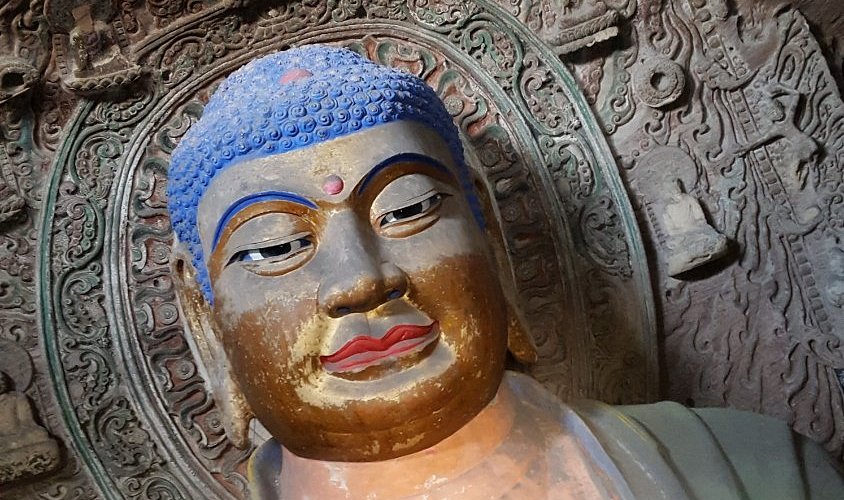 A scenic view of great_buddha_temple_grottoes_in_bin_county