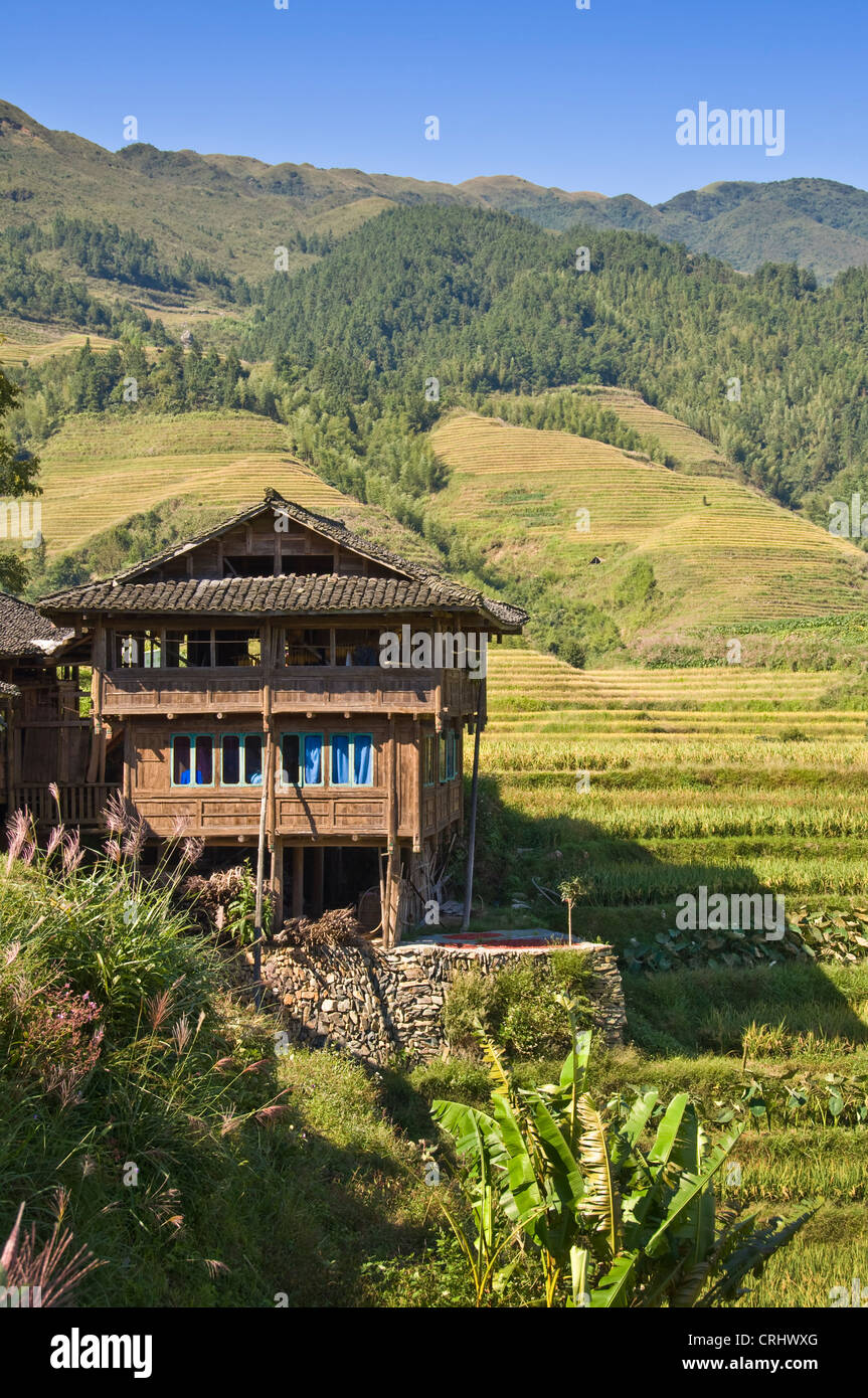 A scenic view of Guanxi Enclosed House