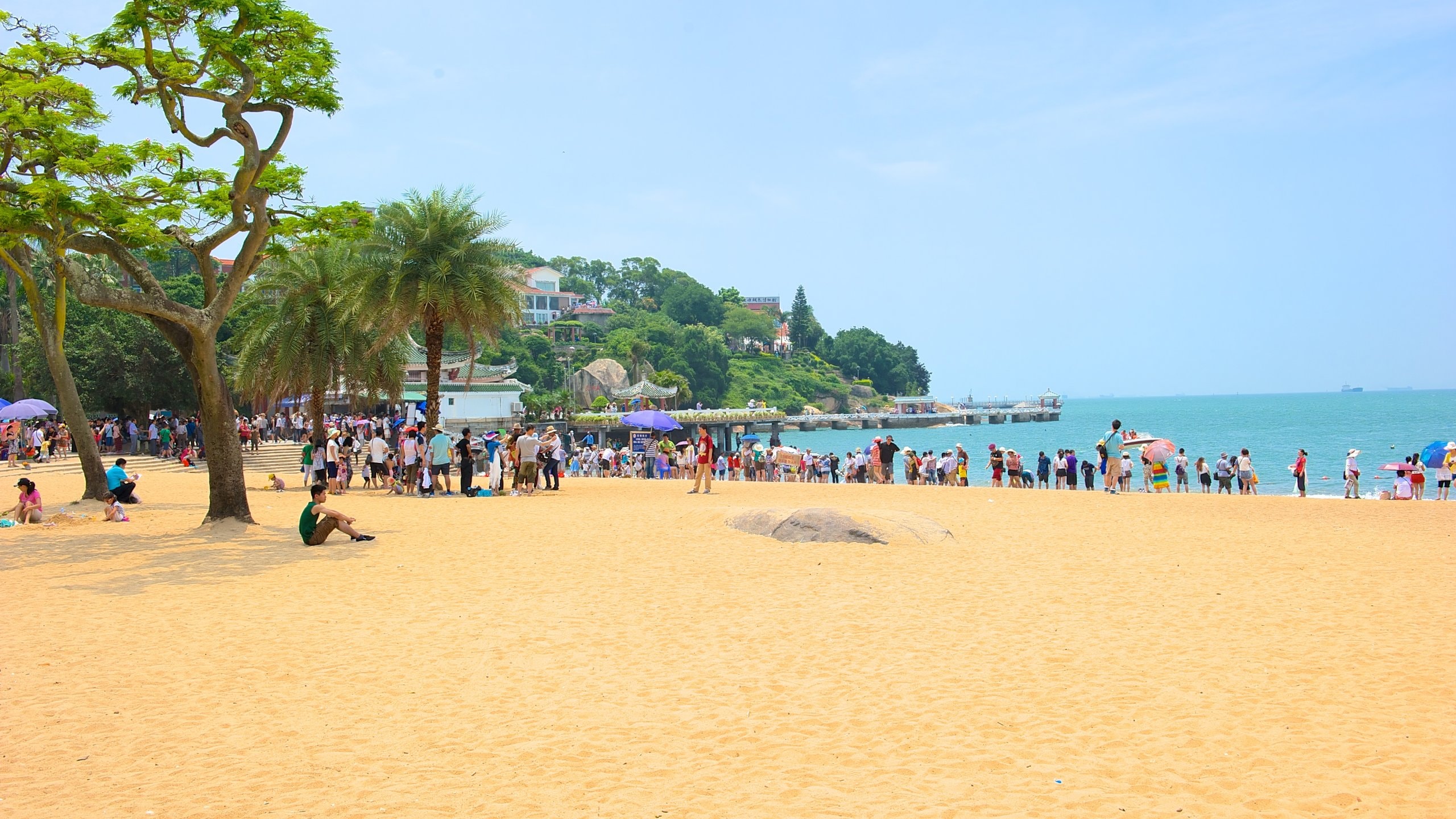 A scenic view of gulangyu island