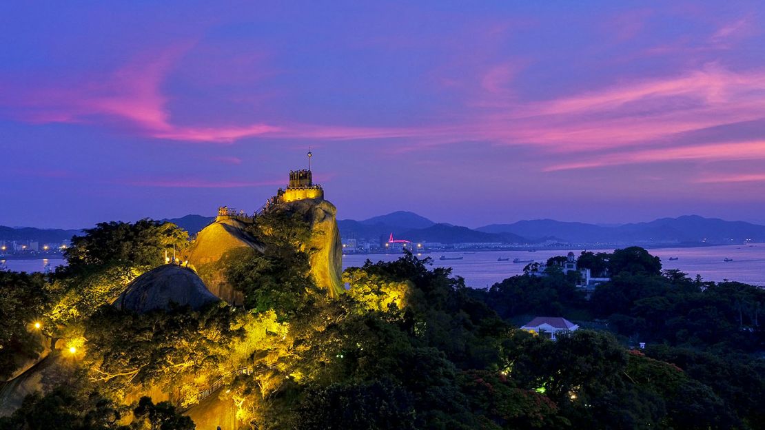 A scenic view of gulangyu island