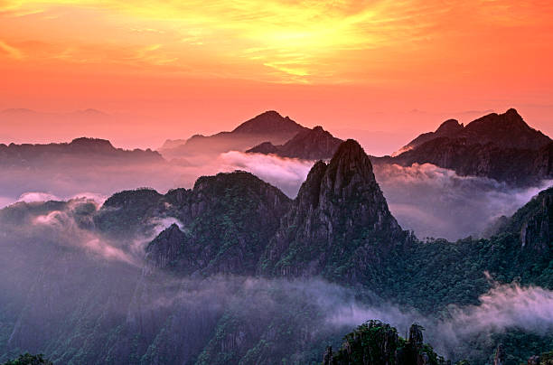 A scenic view of gushan mountain