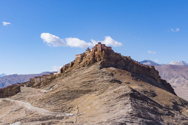 A scenic view of gyantse dzong