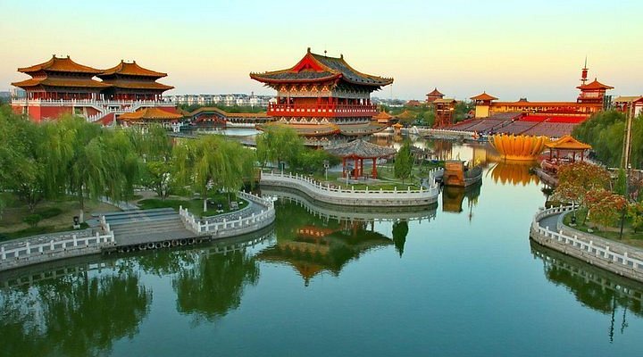 A scenic view of Iron Pagoda Park