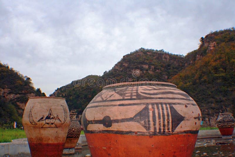 A scenic view of jiangzhai_ruins