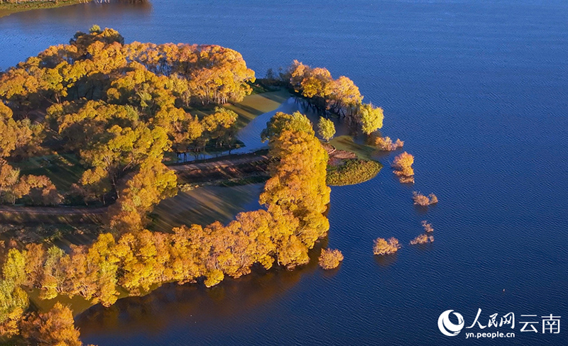 A scenic view of jianhu lake