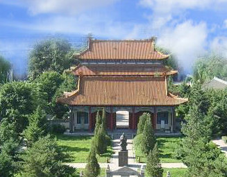 A scenic view of jilin_confucius_temple