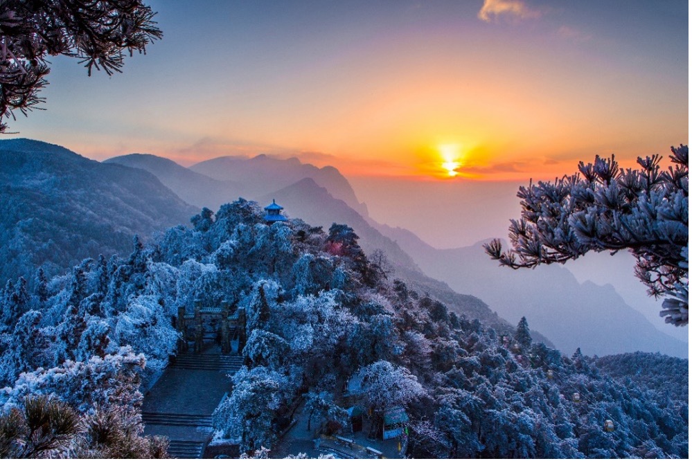 A scenic view of jinggang mountain