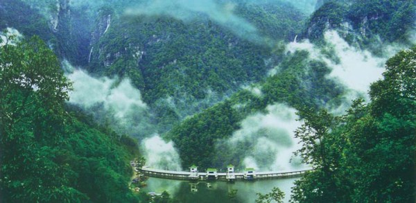 A scenic view of jinggang mountain