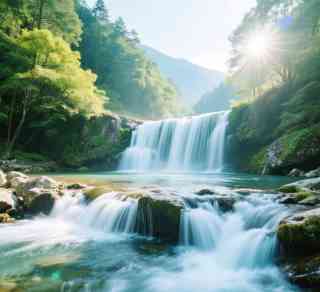 A scenic view of Jinggangshan