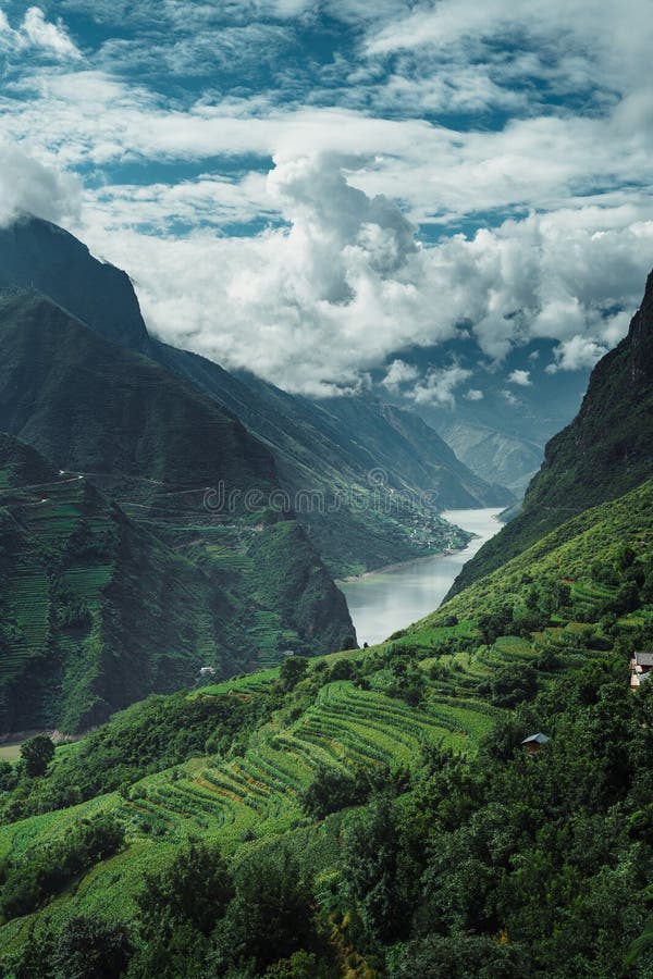 A scenic view of jinsha site