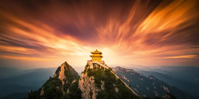 A scenic view of Kaifeng Fu Wen Miao