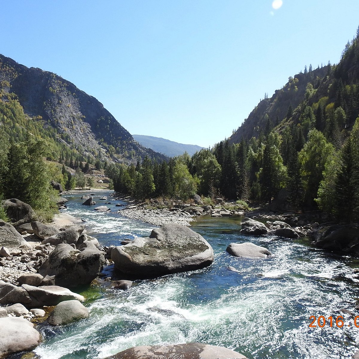 A scenic view of keketuohai scenic area