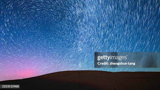 A scenic view of kubuqi_desert_seven_star_lake