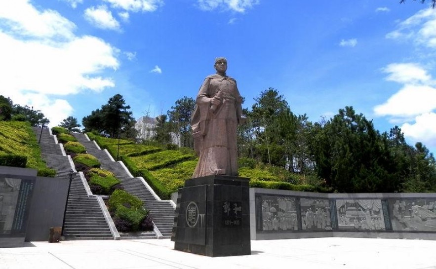 A scenic view of kunming zheng he park