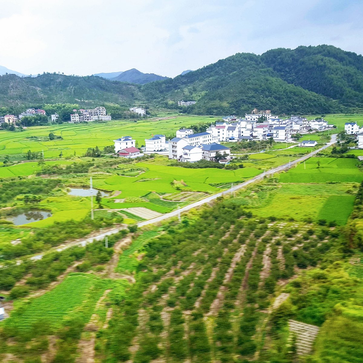 A scenic view of Likeng Village