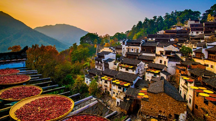 A scenic view of lingjiatan site