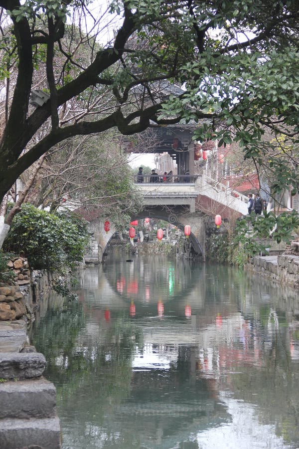 A scenic view of lingqu canal