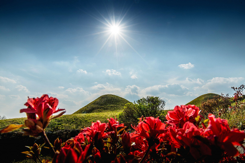 A scenic view of liuwan_tombs
