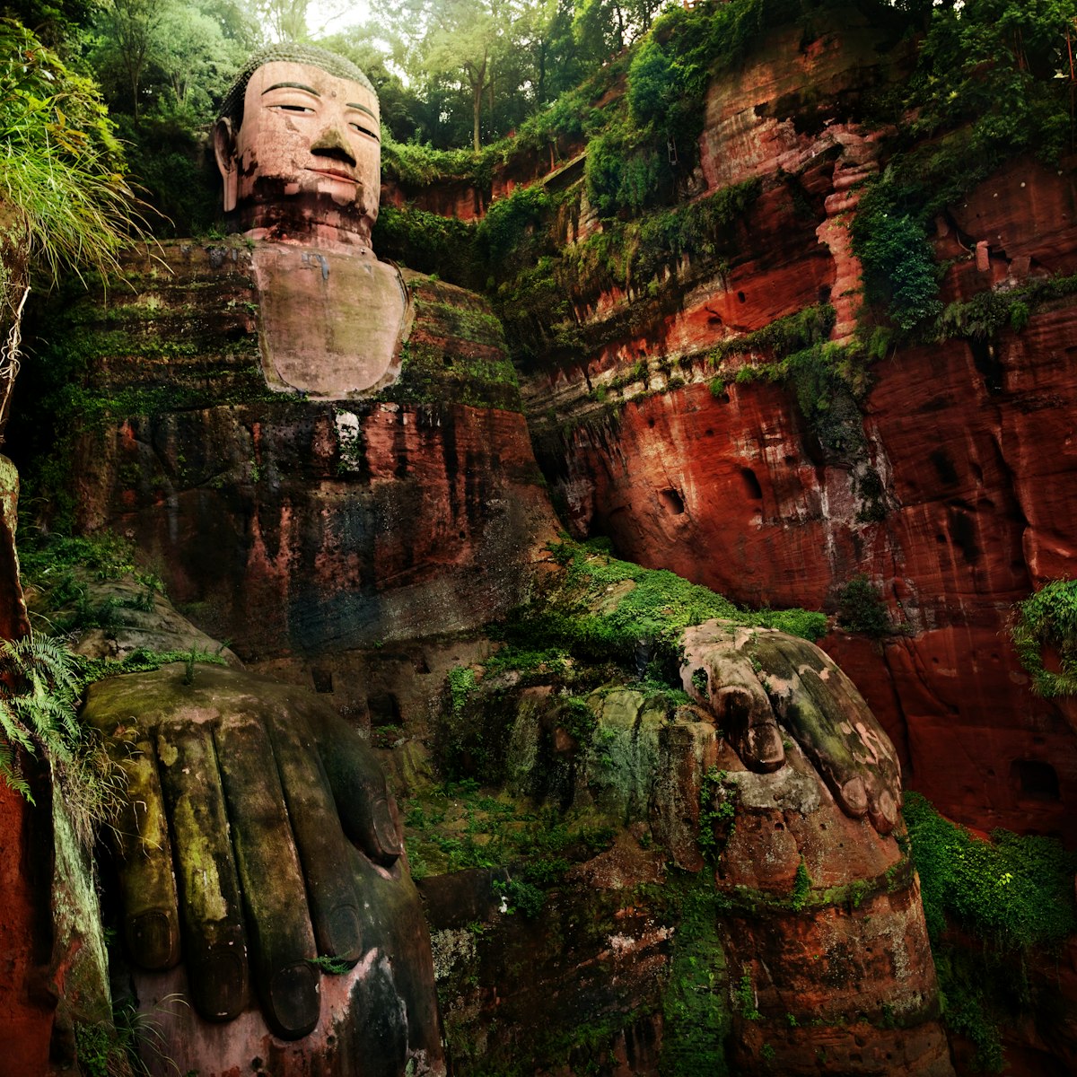 A scenic view of liuwan_tombs