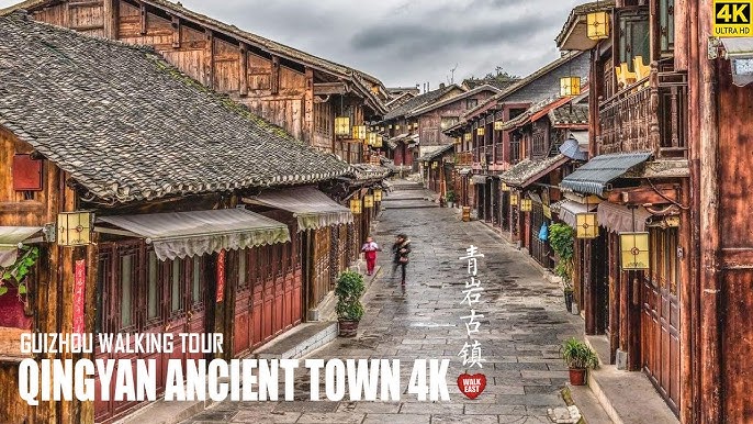 A scenic view of longli ancient city