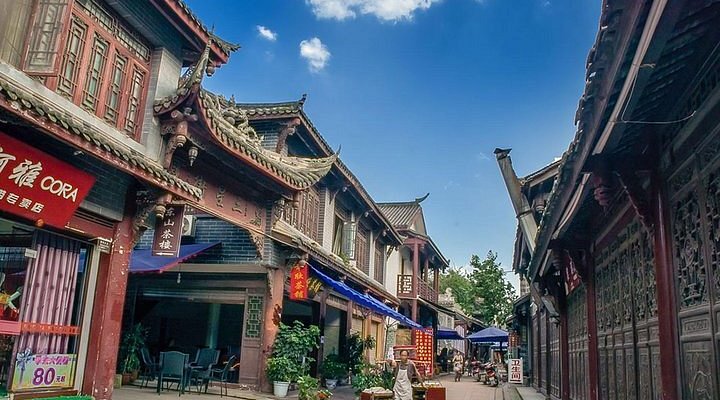 A scenic view of luodai ancient town