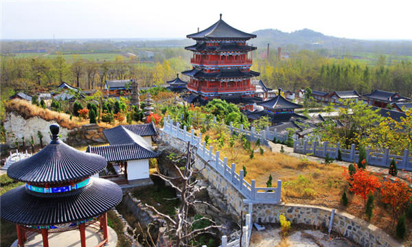 A scenic view of Mangdang Mountain