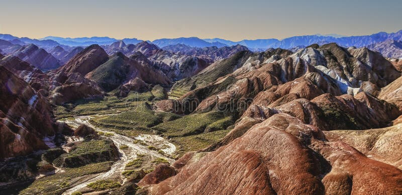 A scenic view of mount danxia
